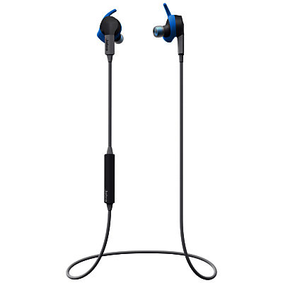 Jabra Sport Coach Wireless In-Ear Headphones With Audio Coaching & TrackFit Motion Sensor Blue